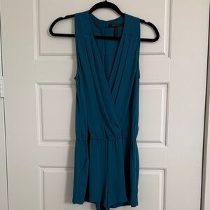 BCBGMaxAzria Teal Jumpsuit